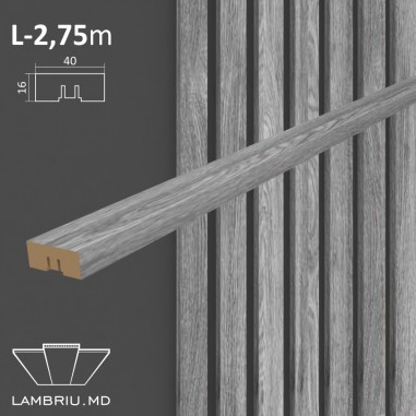 Lamele decorative 16x40 MDF alb 768x768
