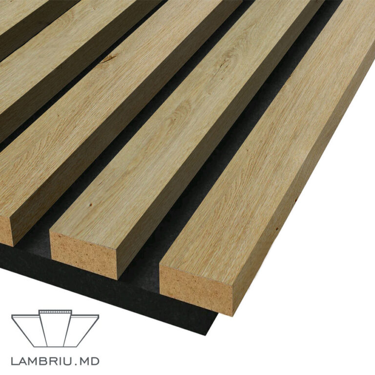 Lamele decorative 16x40 MDF alb 768x768